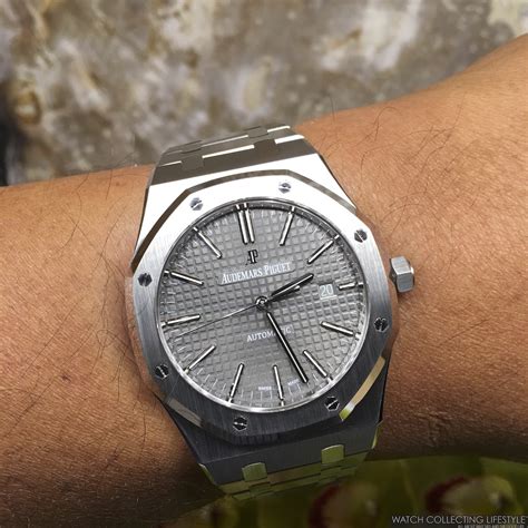 audemars piguet royal oak 41 grey dial|Audemars Piguet royal oak 36mm.